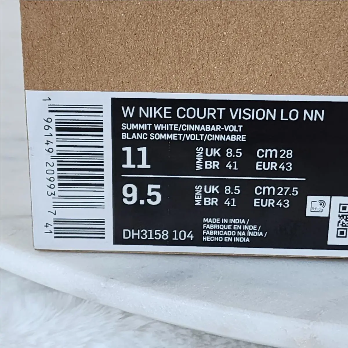 Nike shoes - Nike Court Vision - Court Vision - DH3158-104 - White (UPC: 196149209937) 0