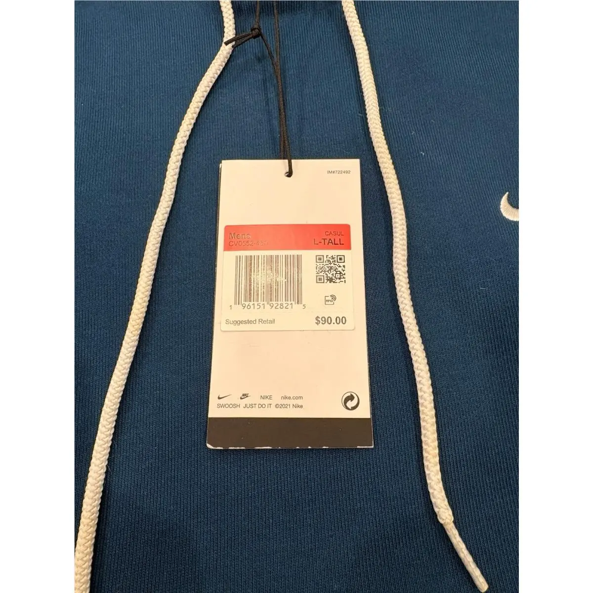 Nike clothing - CV0552 - CV0552 - Blue (UPC: 0194957051359) 1
