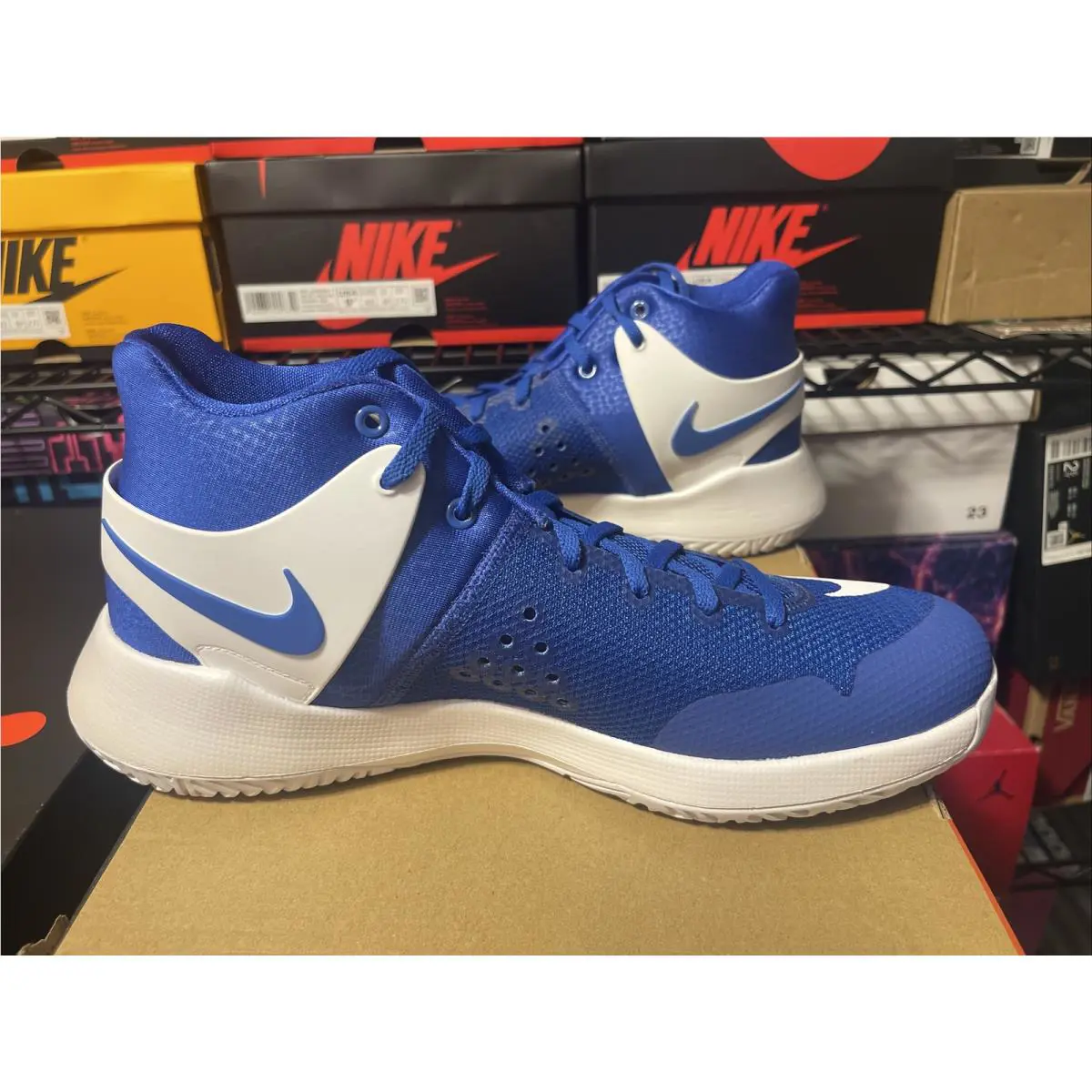Nike shoes - Nike KD Trey 5 - Trey - 844590-411 - Game Royale/White 1