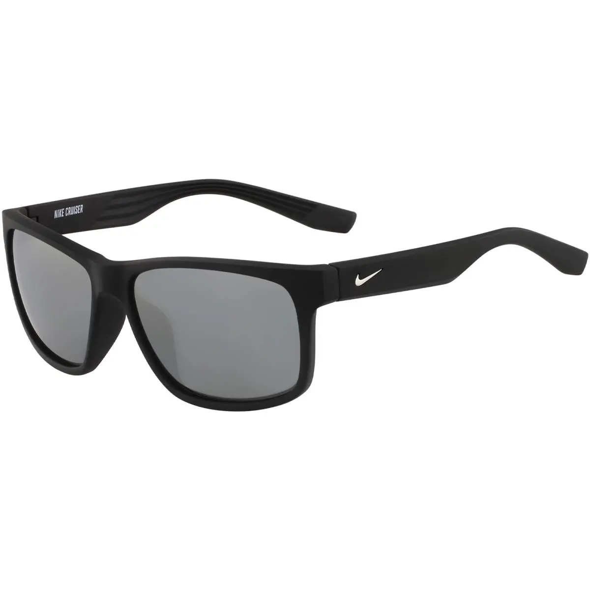 Nike Cruiser Men`s Matte Black Soft Square Sport Sunglasses - EV0834 002 - Italy