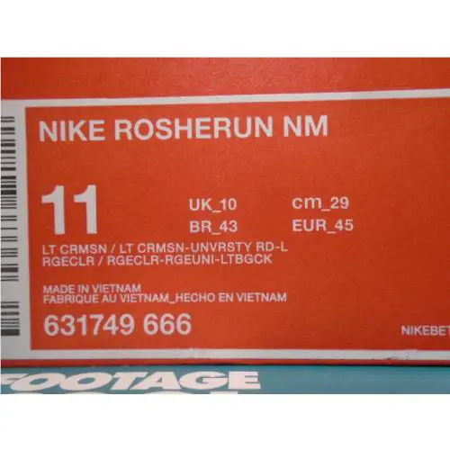 Nike shoes - Nike Roshe NM - Roshe - 631749-666 - Red 6