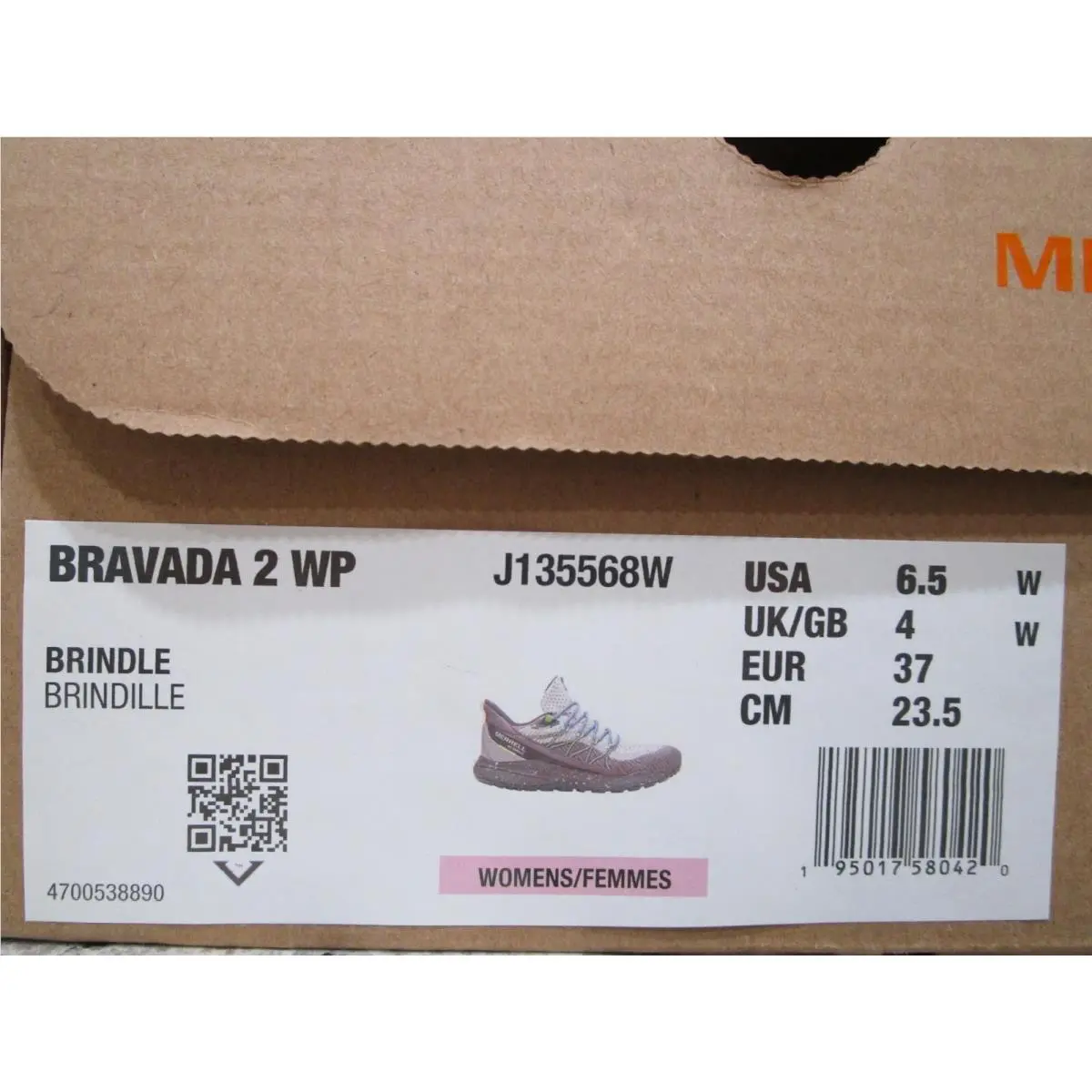 Merrell shoes - J135568W - J135568W - Brindle 4