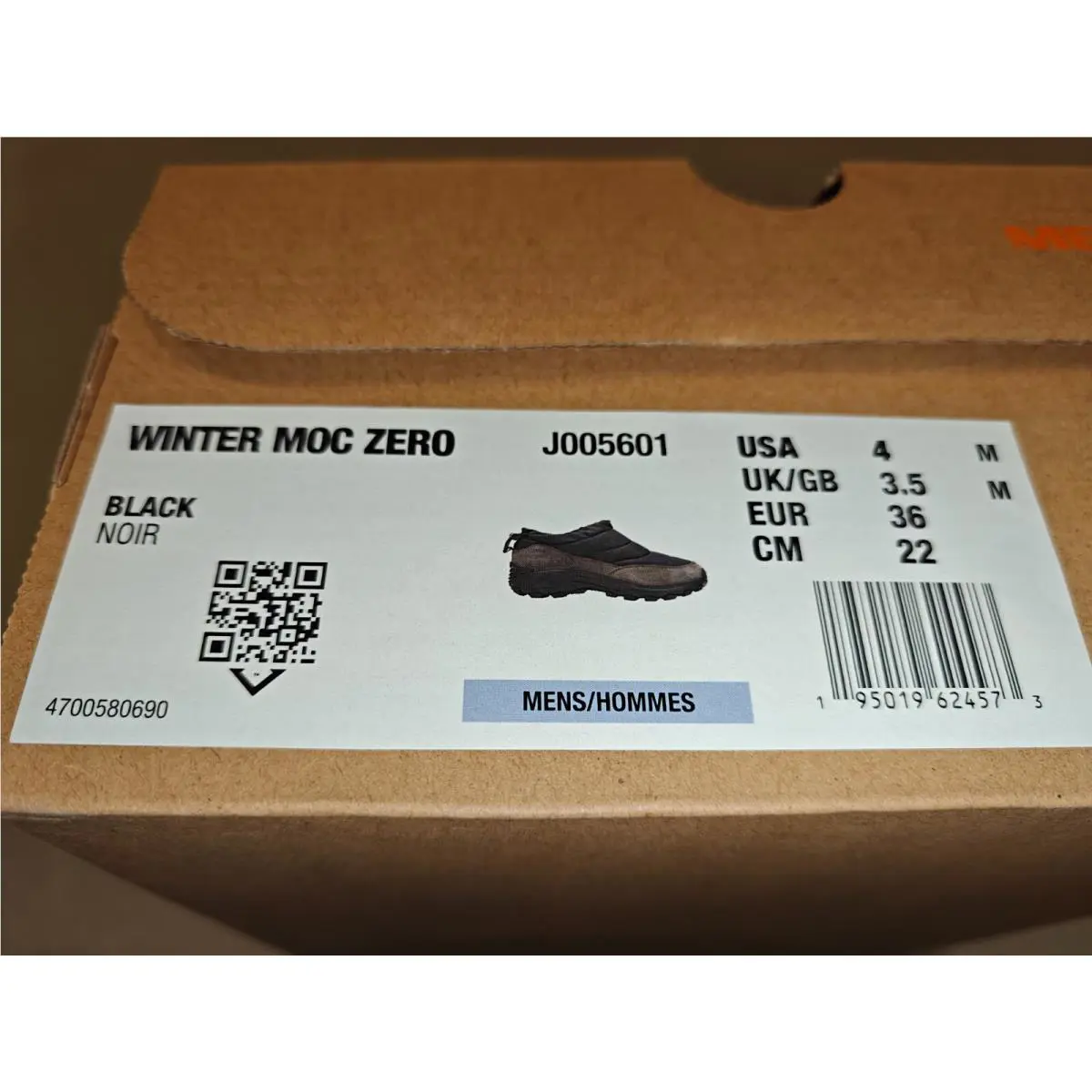 Merrell shoes - J005601 - J005601 - Black (UPC: 195019624573) 5