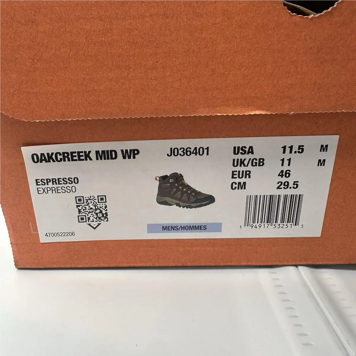 Merrell shoes - Merrell Oakcreek - Oakcreek - J036401W - Brown 17