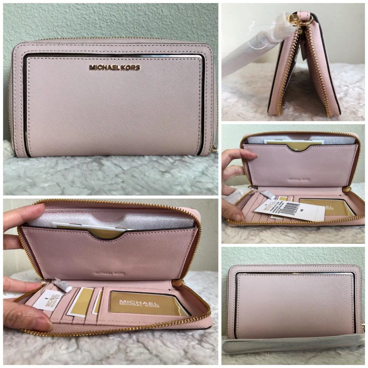 Newau Michael Kors Jet Set Large Ip 8 Plus Flat Multifunc Phonecase Blossom 118+