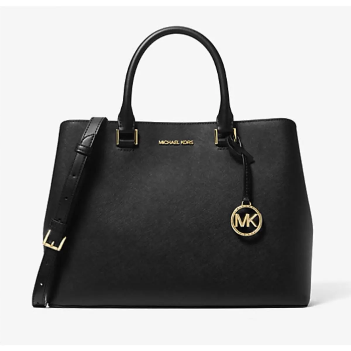 Michael Kors Savanah Large Saffiano Leathersatchel Black
