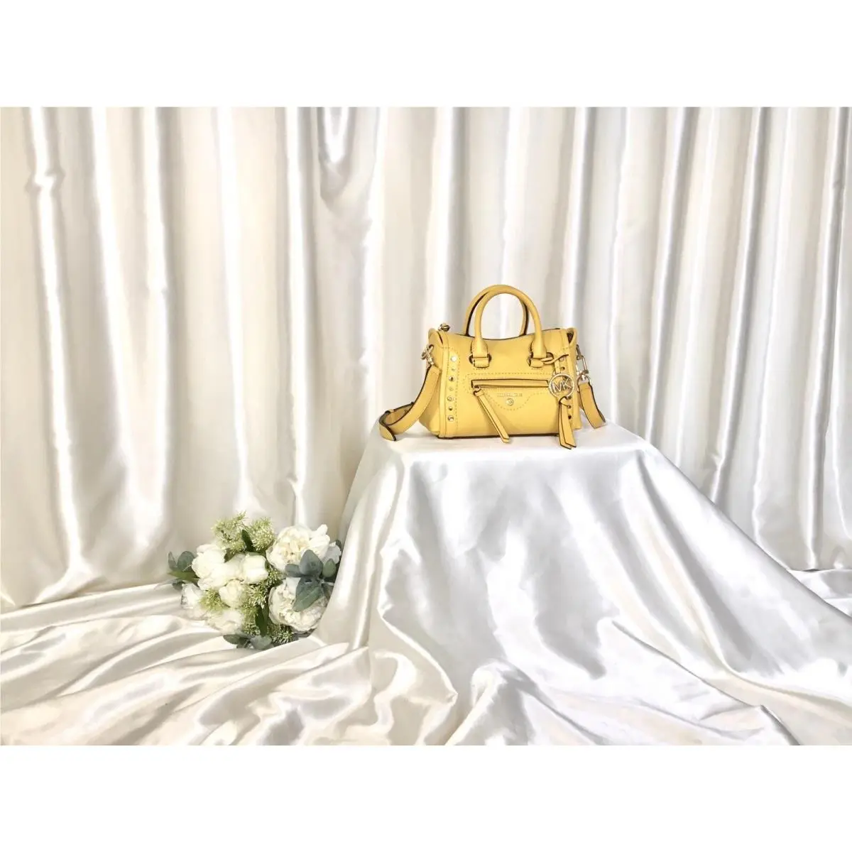 Michael Kors Carine Mini Satchel Sunflower