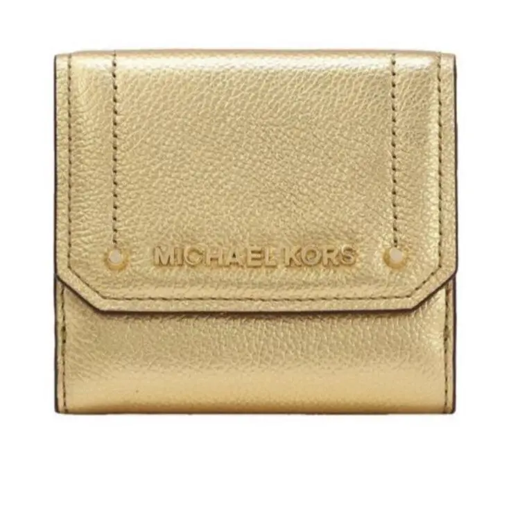 Michael Kors Leather Hayes Medium Trifold Wallet