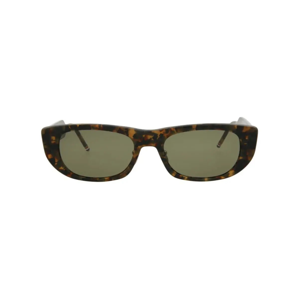 Thom Browne Unisex Square/rectangle Tokyo Tortoise Green Fashion Designer