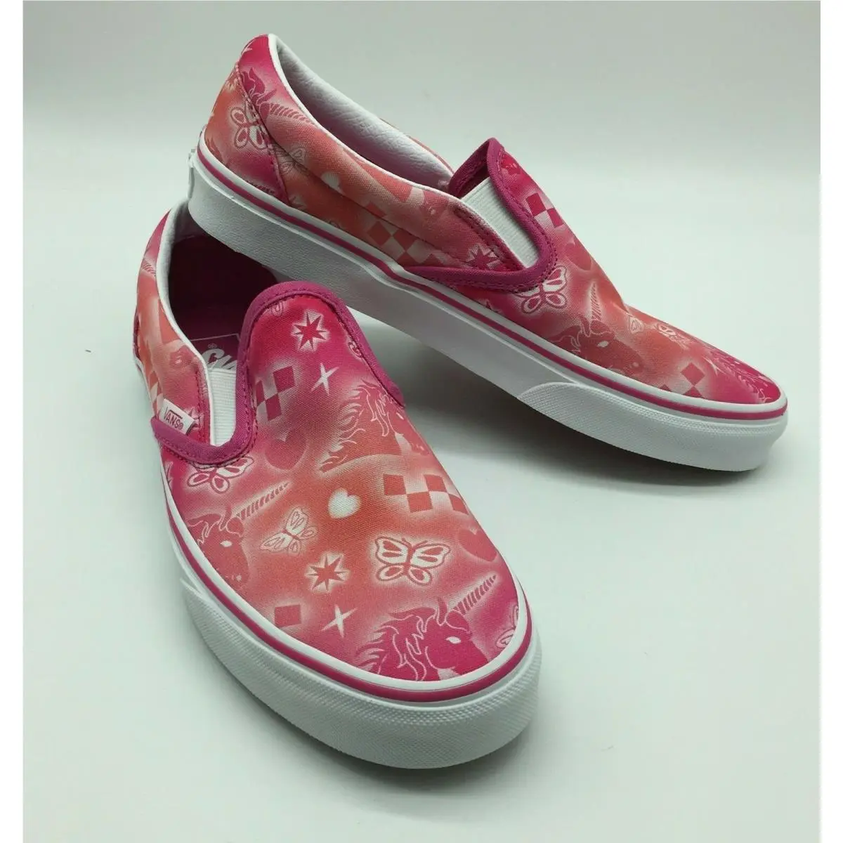 Vans Men/women`s Shoes Classic Slip-on Bettertgthr Fchsprptrwht