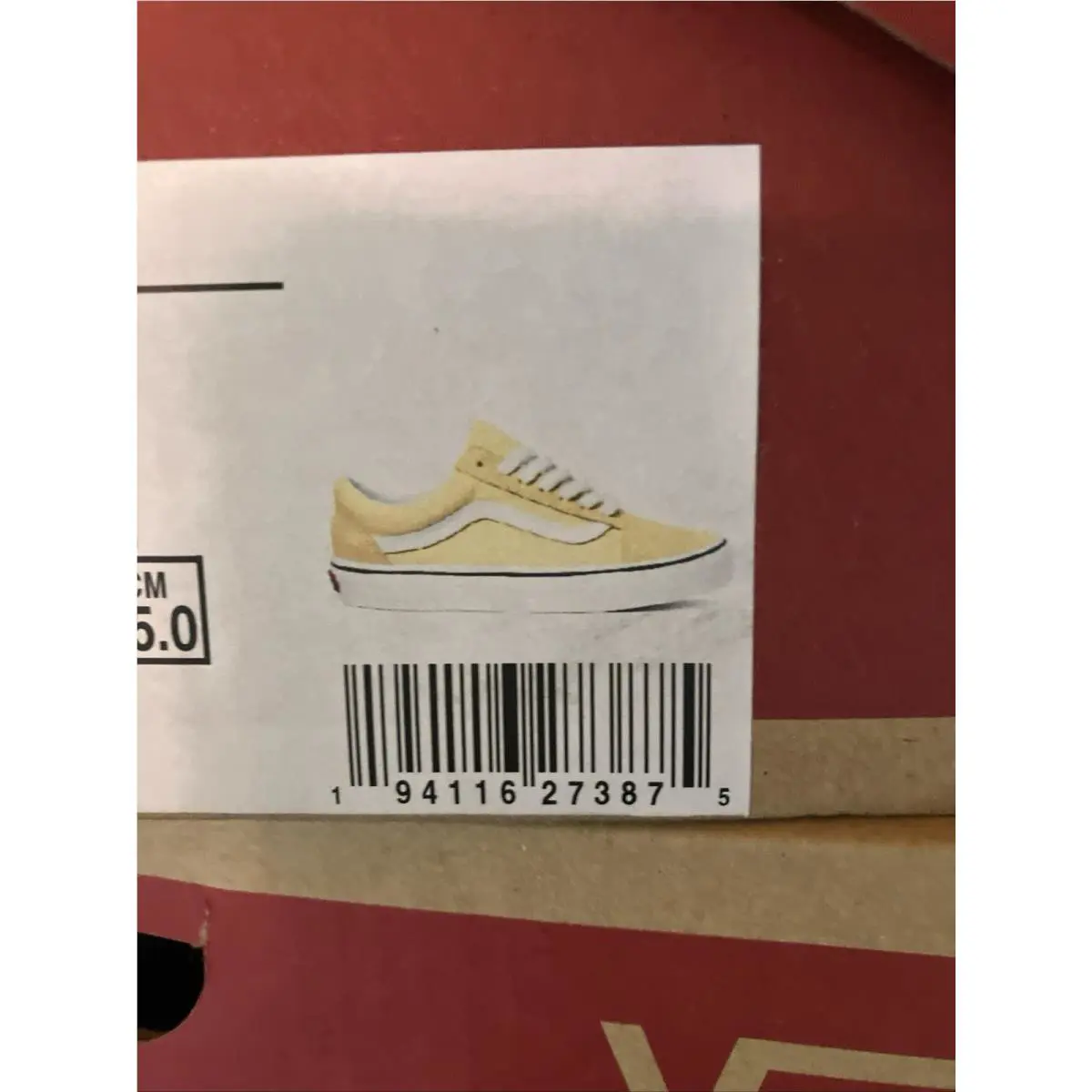 Vans shoes - VANS Old Skool - Old Skool - VN0A4U3BWL6 - Yellow 9