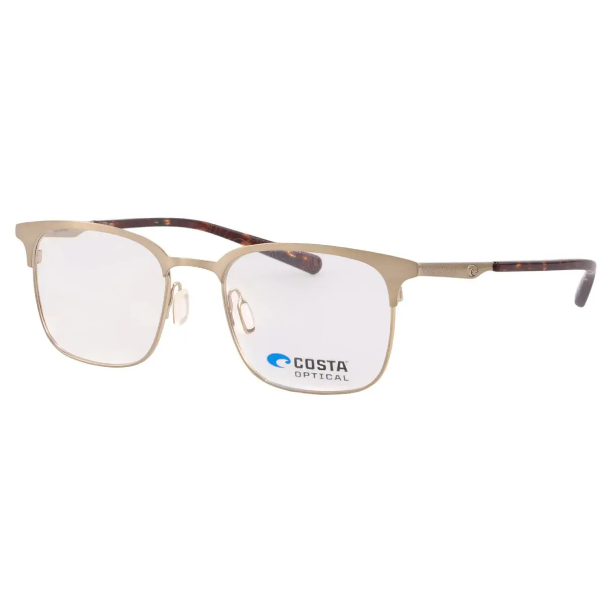 Costa Mariana Trench 310 Satin Gold Square Eyeglass Frame 6S3007-300703-51 Japan - Frame: Satin Gold