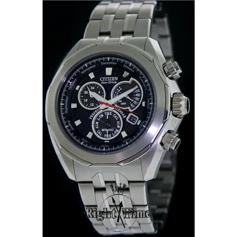 Signature Citizen Eco Drive Perpetual Cal. Titanium Watch BL8080-55E