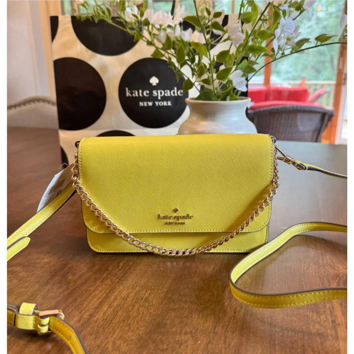 Madison Small Flap Crossbody KC586 - Lime Slice by Kate Spade