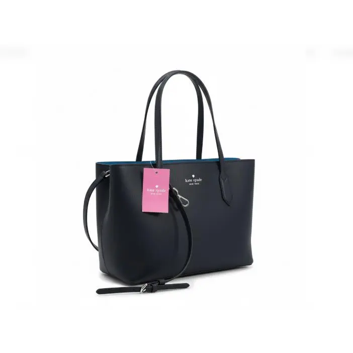 New York Harper Satchel Blazer Blue Leather Tote Handbag Purse by Kate Spade