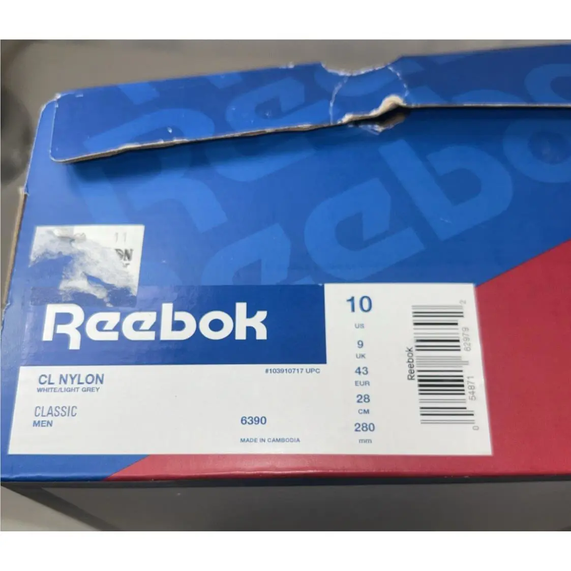 Reebok shoes Classic Nylon - white/light grey 0