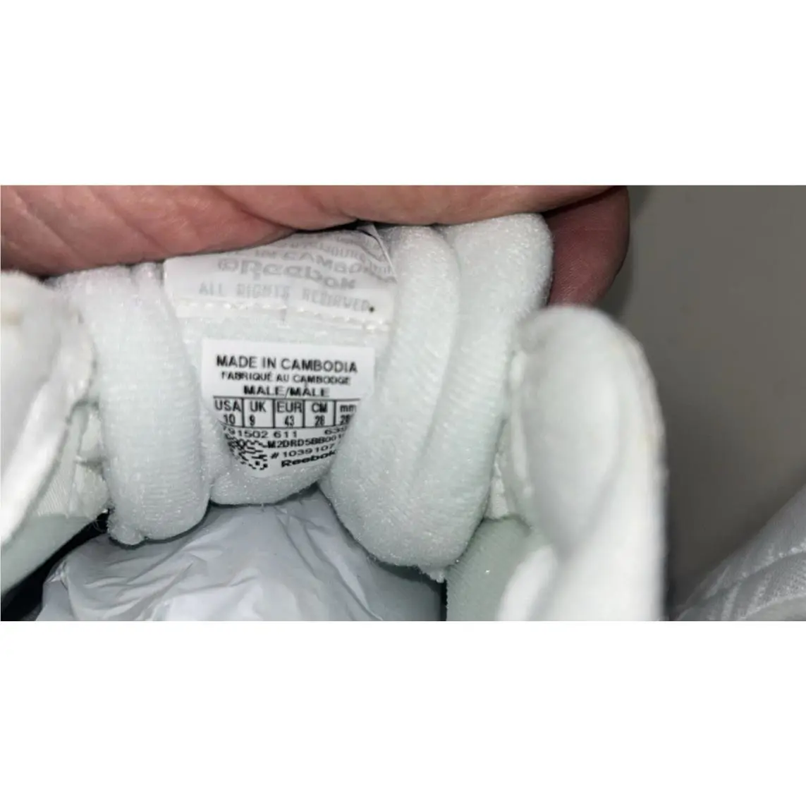 Reebok shoes Classic Nylon - white/light grey 3