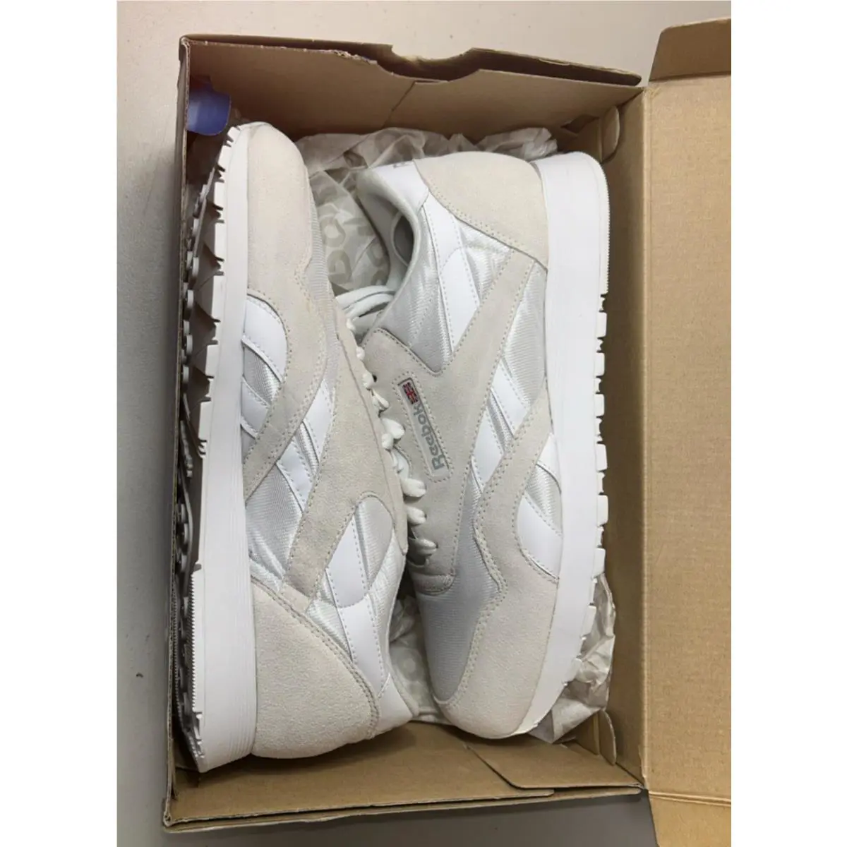 Reebok shoes Classic Nylon - white/light grey 5