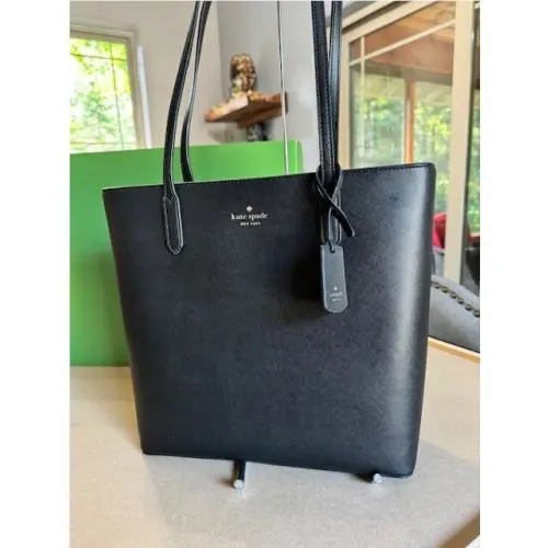 Kate Spade Brynn Black Saffiano Tote Purse Newest Style KG109