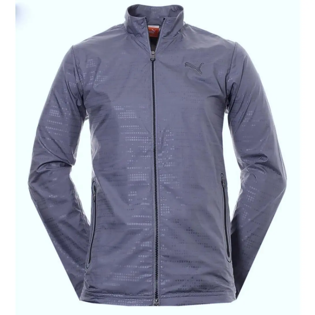 Puma clothing - PUMA MS Wind Windbreaker Lightweight Golf Track Ja - 568321 - Gray 8