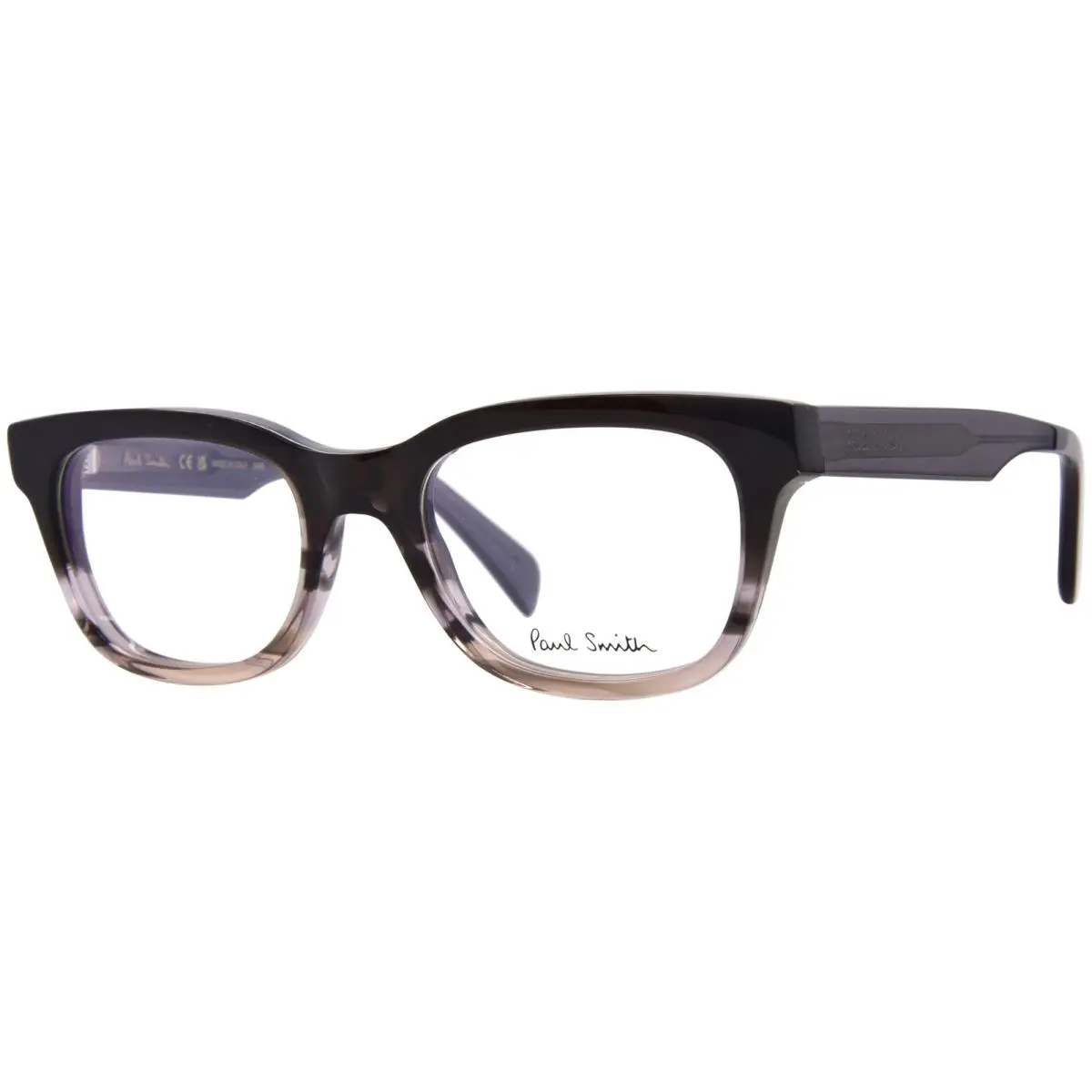 Paul Smith Meade PS25606 021 Eyeglasses Striped Grey/grey/brown Full Rim 52mm