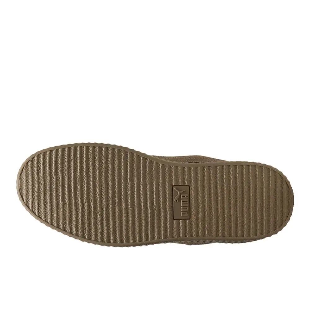 Puma shoes - PUMA Fenty X  Creeper Phatty Earth Tone Lace Up - 39681301 - Brown (UPC: 197646811753) 3