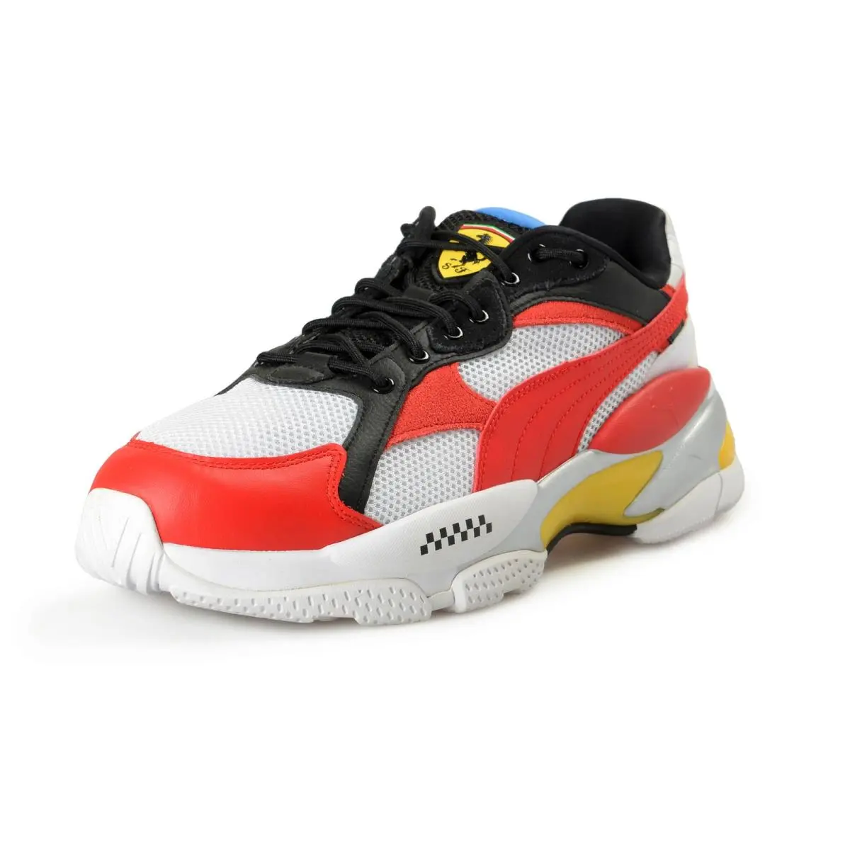 Puma X Scuderia Ferrari SF Storm Leather Sneakers Shoes UK 9.5 US 10.5 EU 44 - Multi-Color