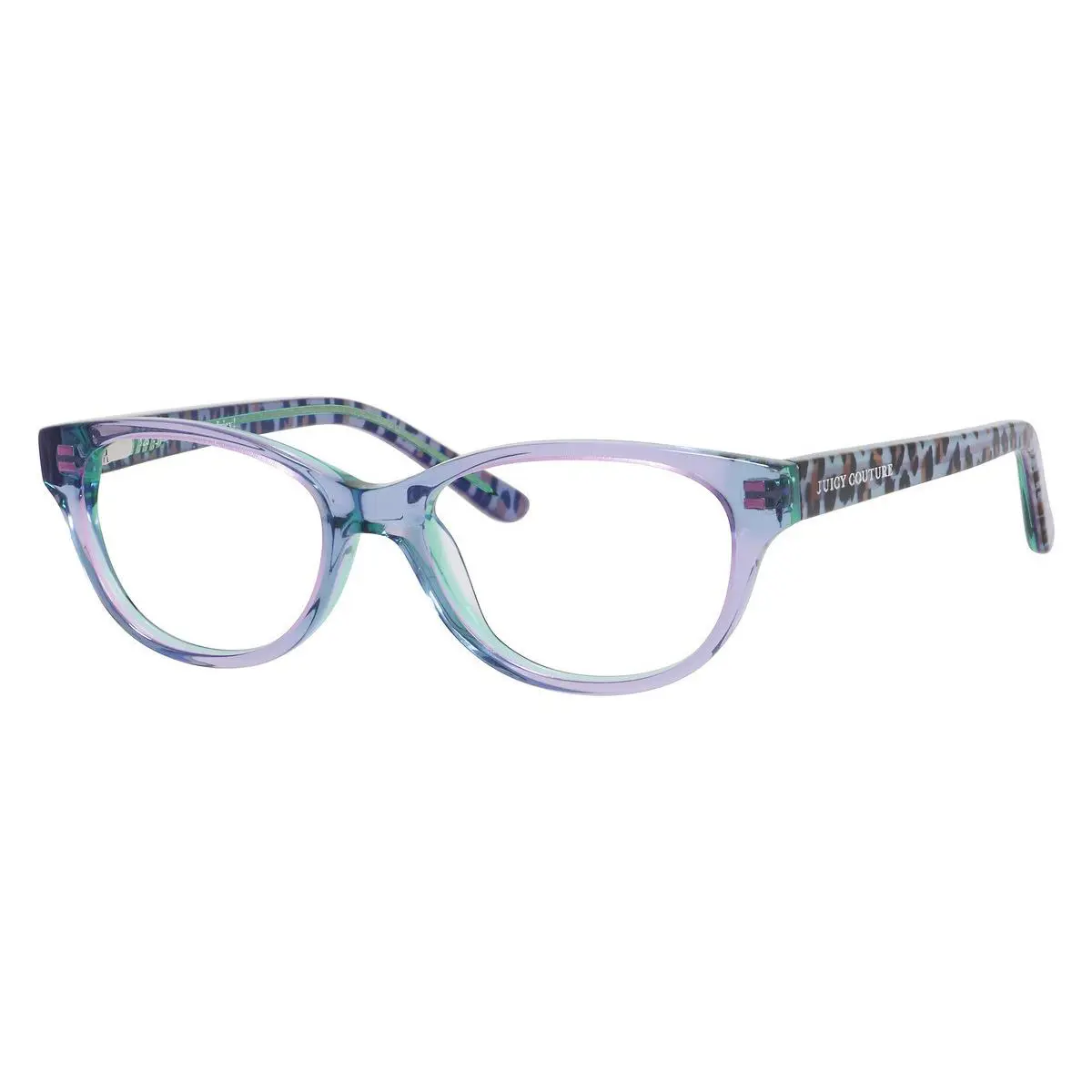 Juicy Couture 913 Eyeglasses 0JMQ Aqua Pink Crystal 48mm