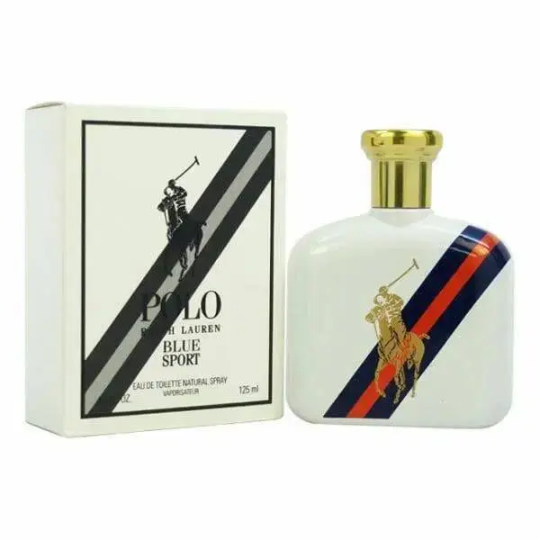 Tster Men Ralph Lauren Polo Blue Sport Eau de Toilette 4.2oz-125ml /