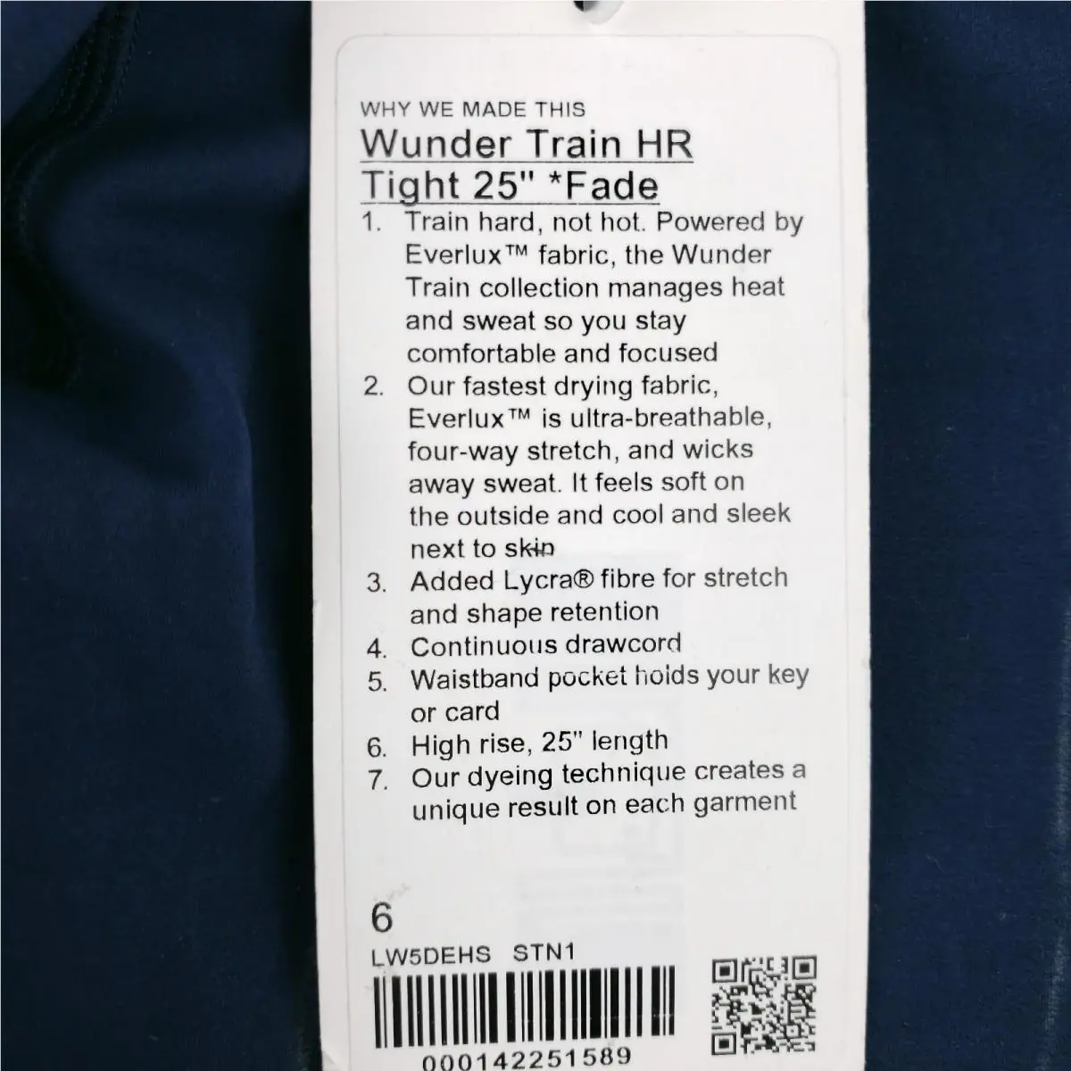 Lululemon clothing - W5DEHS LW5DEHS - W5DEHS LW5DEHS - Blue 7