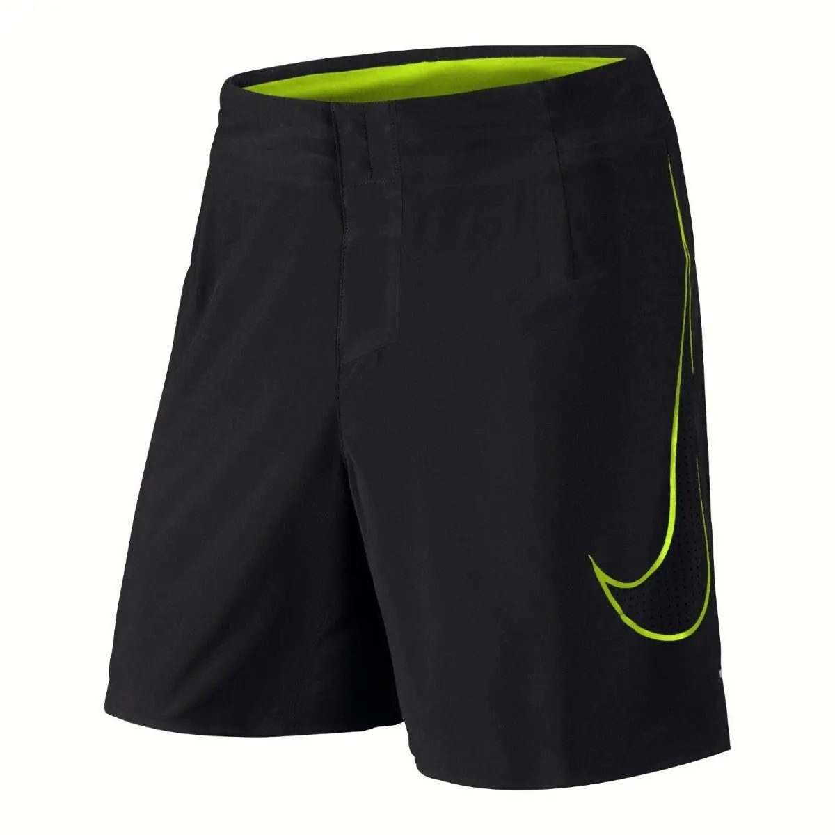 Nike 7 Instinct Black Volt Running Shorts W/liner Mens Waist 30 S 32 M 36 L