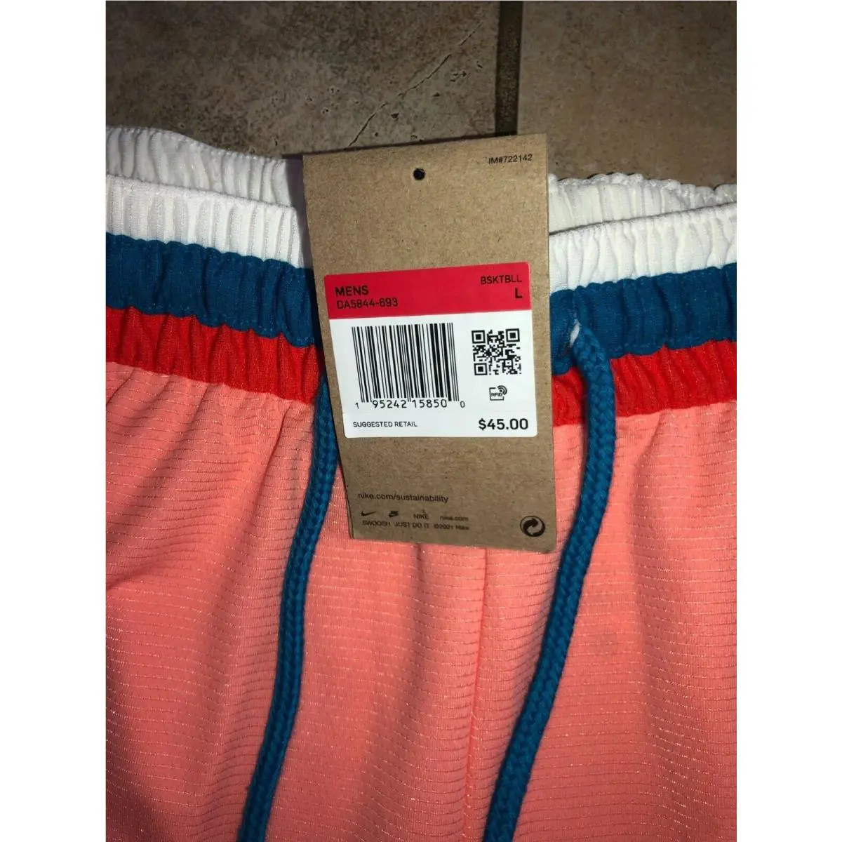 Nike clothing - DA5844-693 - DA5844 DA5844-693 - Peach 4