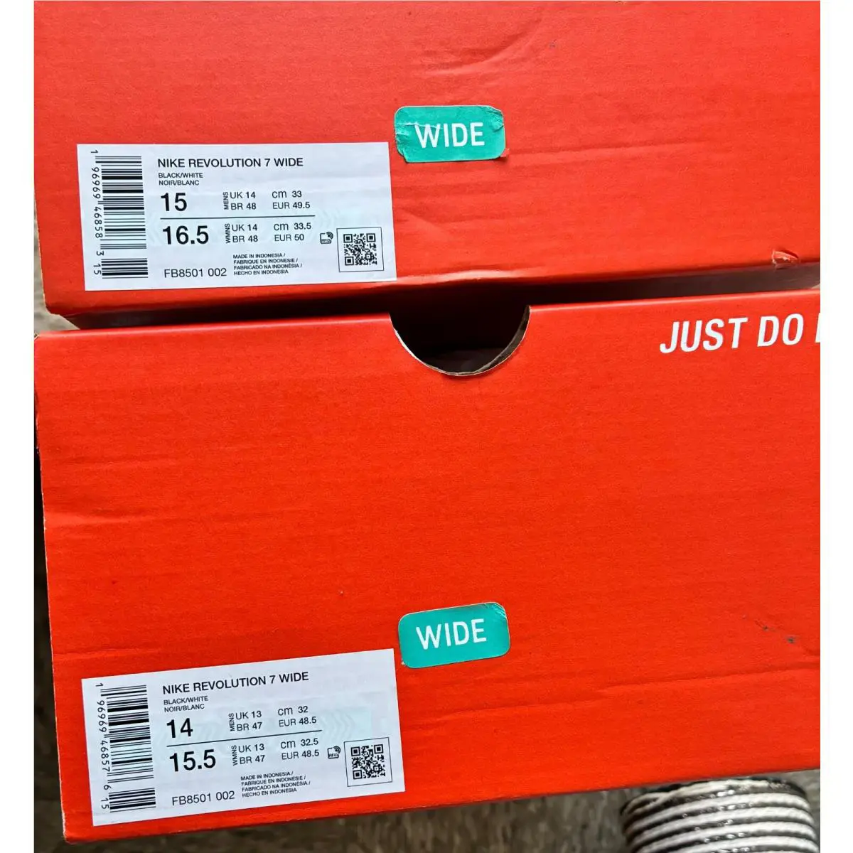 Nike shoes - Nike Revolution 7 - Revolution - FB8501-002 - BLACK/WHITE, Manufacturer: FB8501 002 5