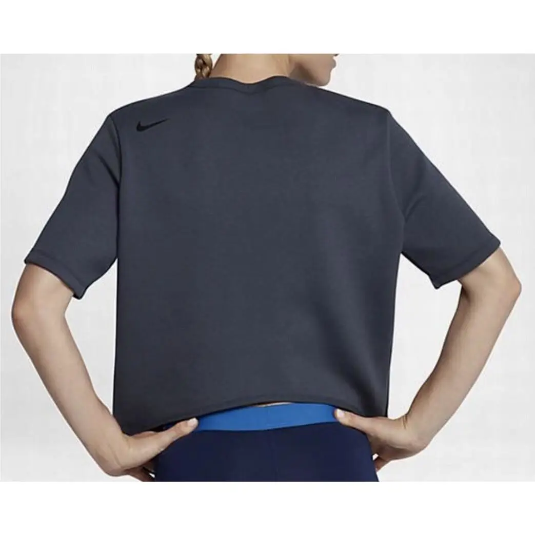 Nike clothing - NIKE Dry Therma Flex S/S Loose Training Top - 860211 - Blue 6