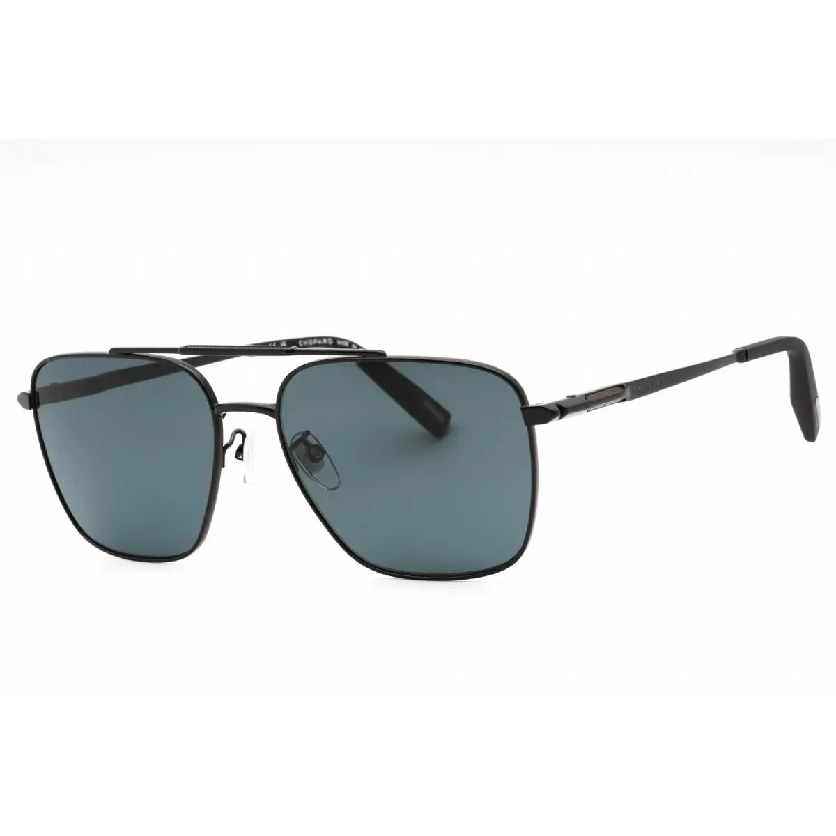 Chopard SCHL24 530P Sunglasses Black Frame Gray Polarized Lenses 60mm