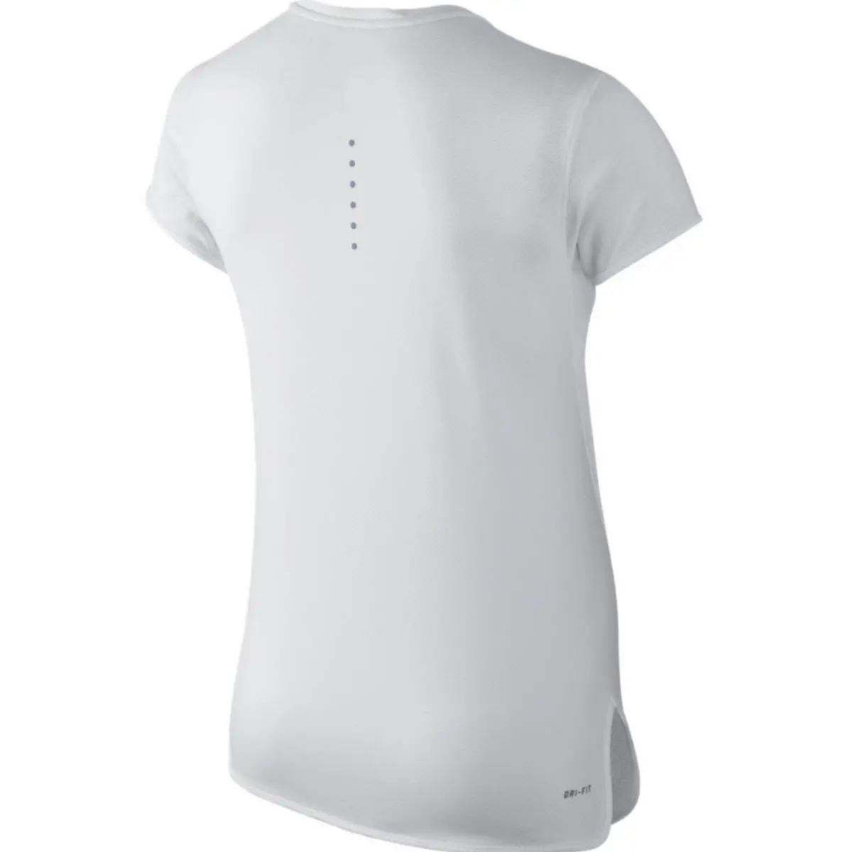 Nike clothing - NIKE Aeroreact Running Reflective Short Sleeve Shirt Top Training - 719560 - White 0