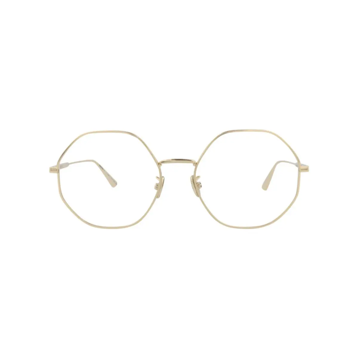 Womens Round/oval Gold Gold Transparent Fashion Designer Eyewear by Dior
