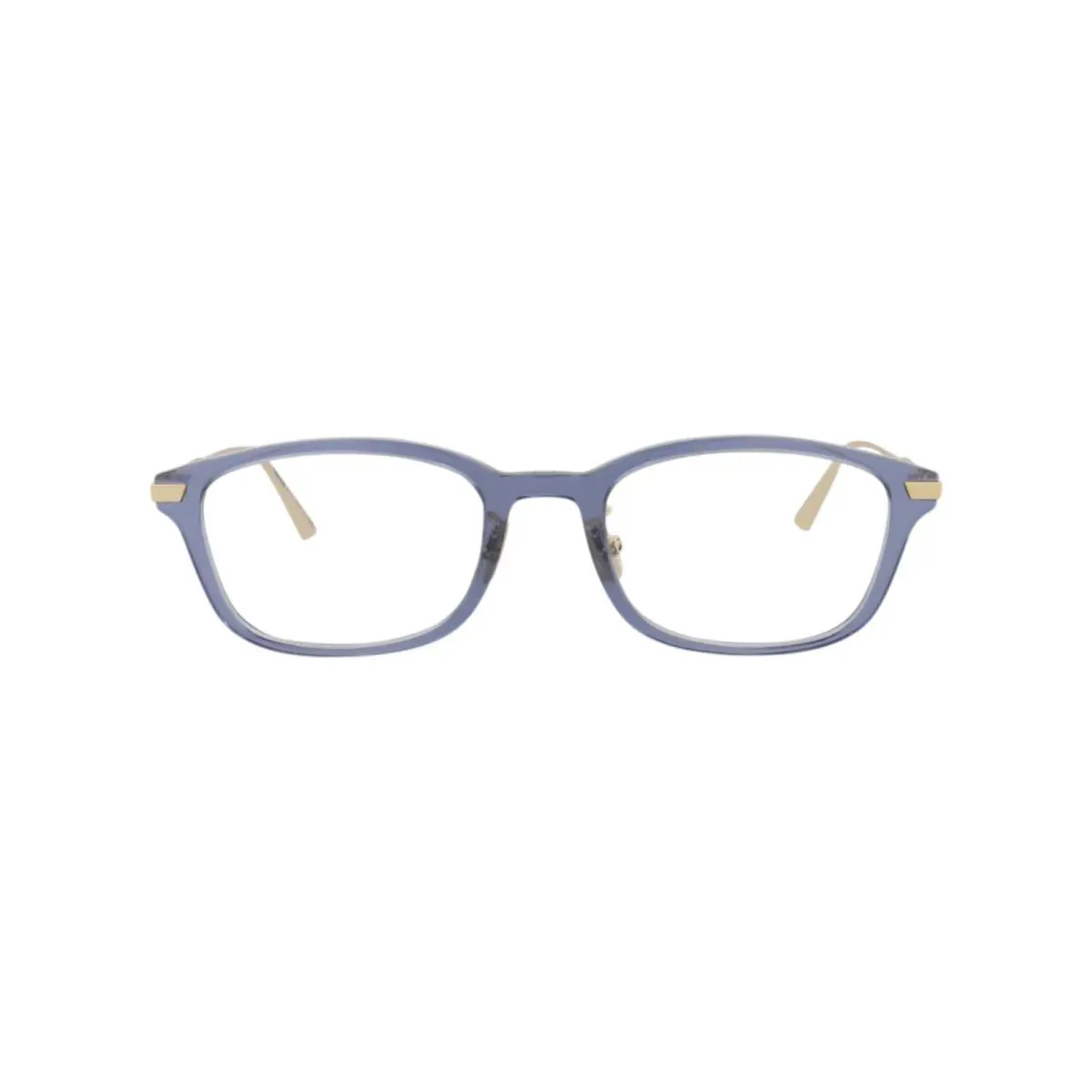 Womens Square/rectangle Blue Gold Transparent Fashion Designer Eyewear by Dior