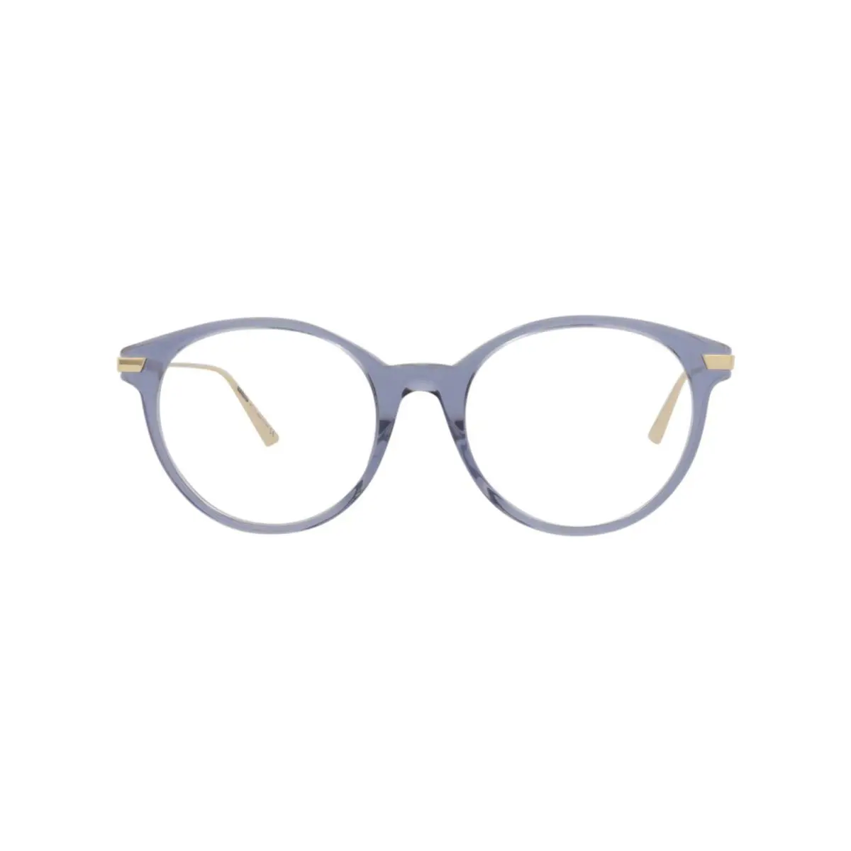 Womens Round/oval Blue Gold Transparent Fashion Designer Eyewear by Dior