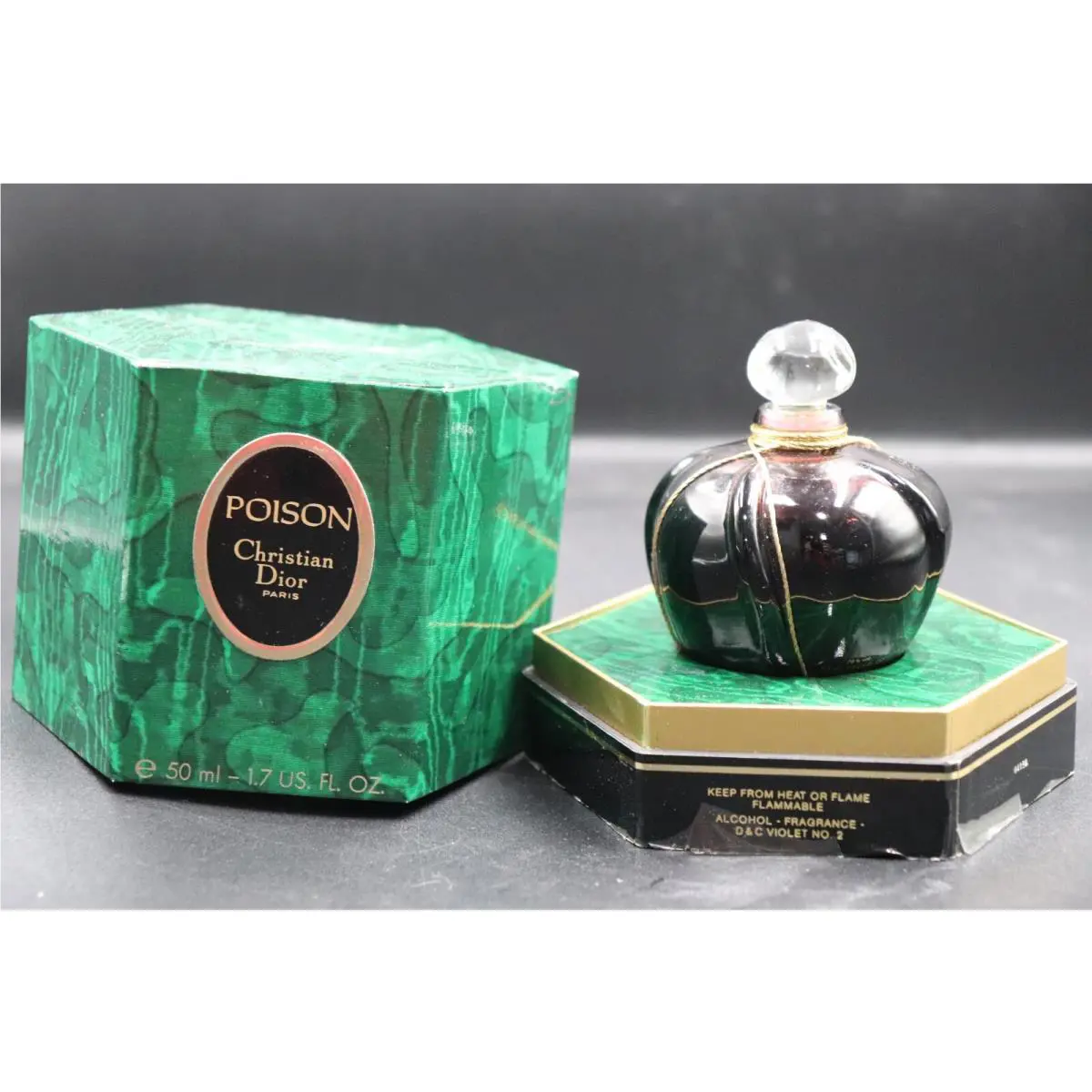 Vintage Christian Dior Paris Poison 50ML Esprit DE Parfum Factice Dummy