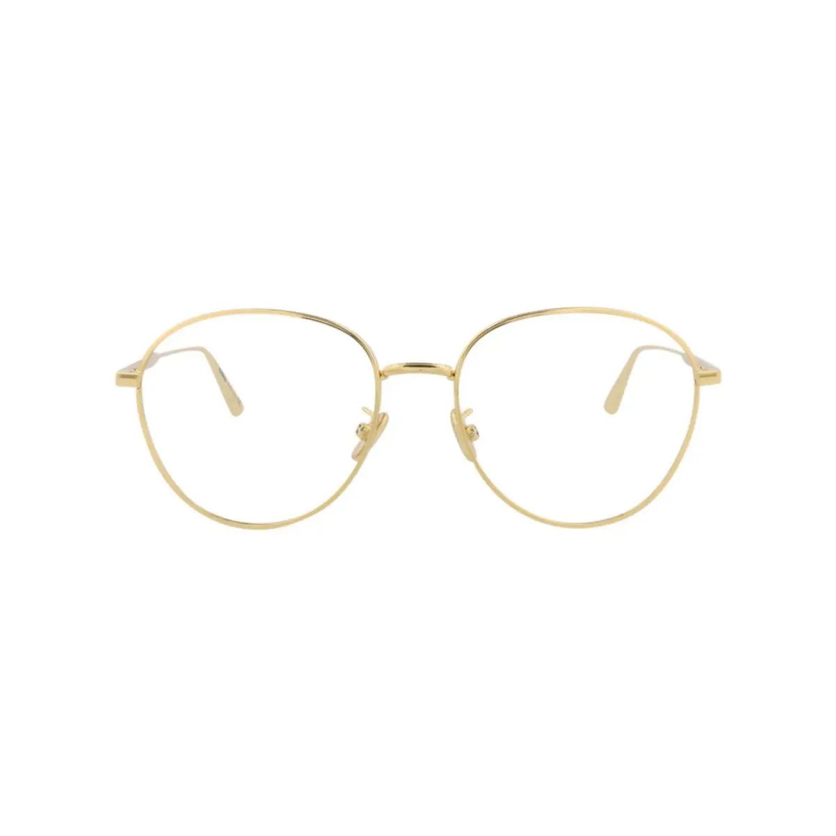 Womens Round/oval Gold Gold Transparent Fashion Designer Eyewear by Dior