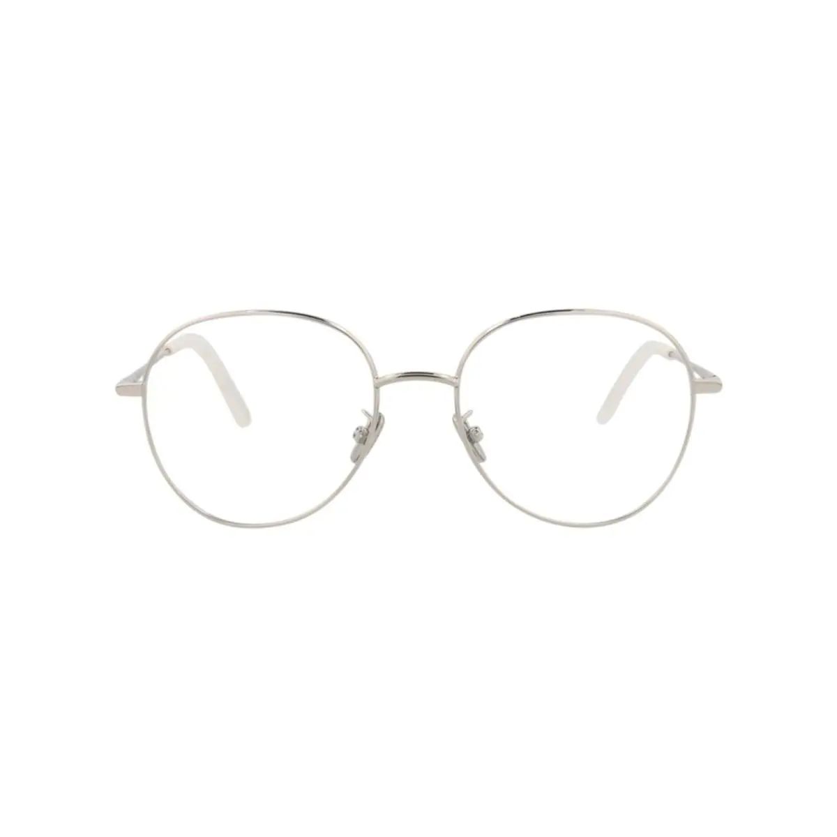 Womens Round/oval Palladium Palladium Transparent Fashion Designer Eyewear by Dior