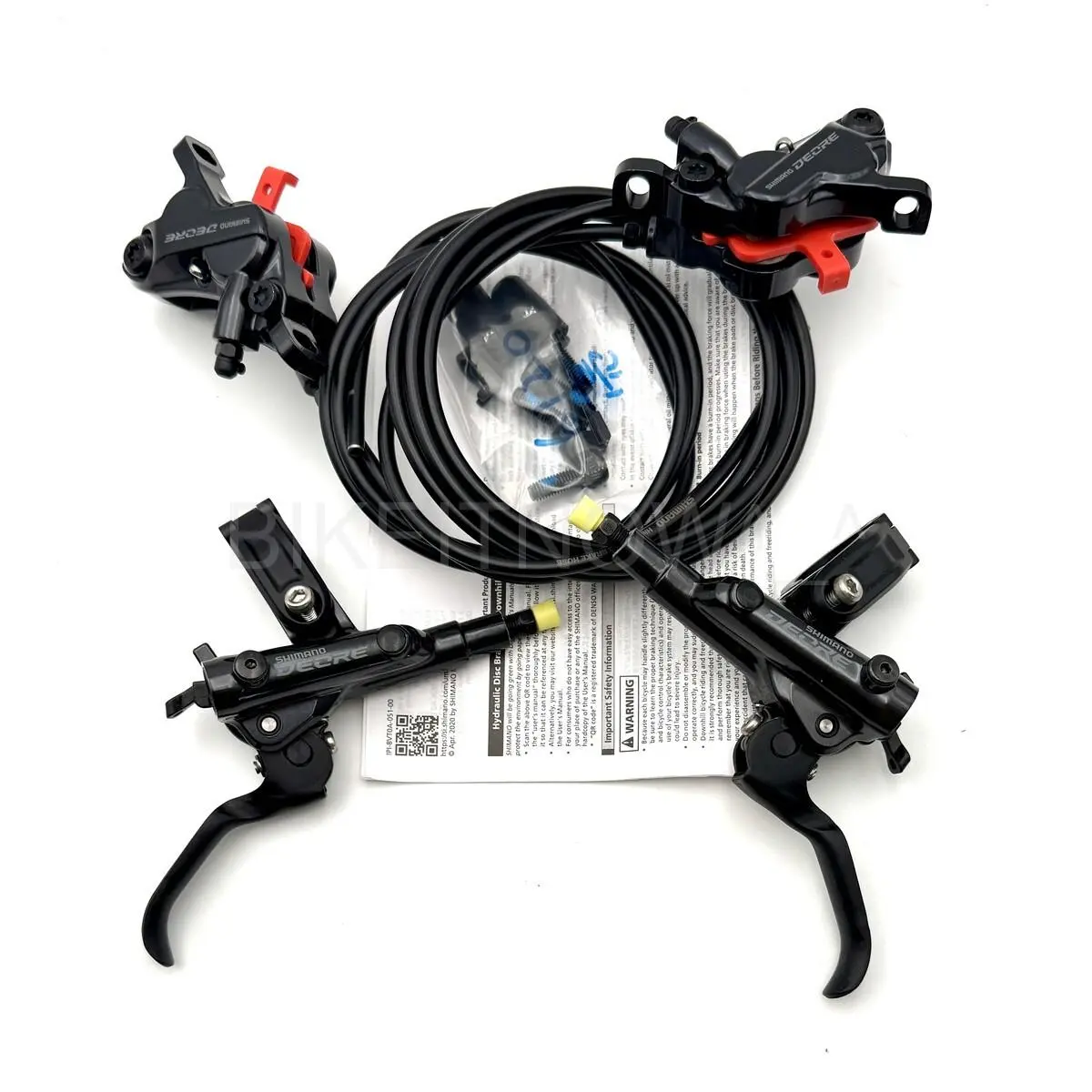 Shimano Deore F+r Hydraulic Disc Brake J-ket Set 1000+1700mm BR-M6120+BL-M6100