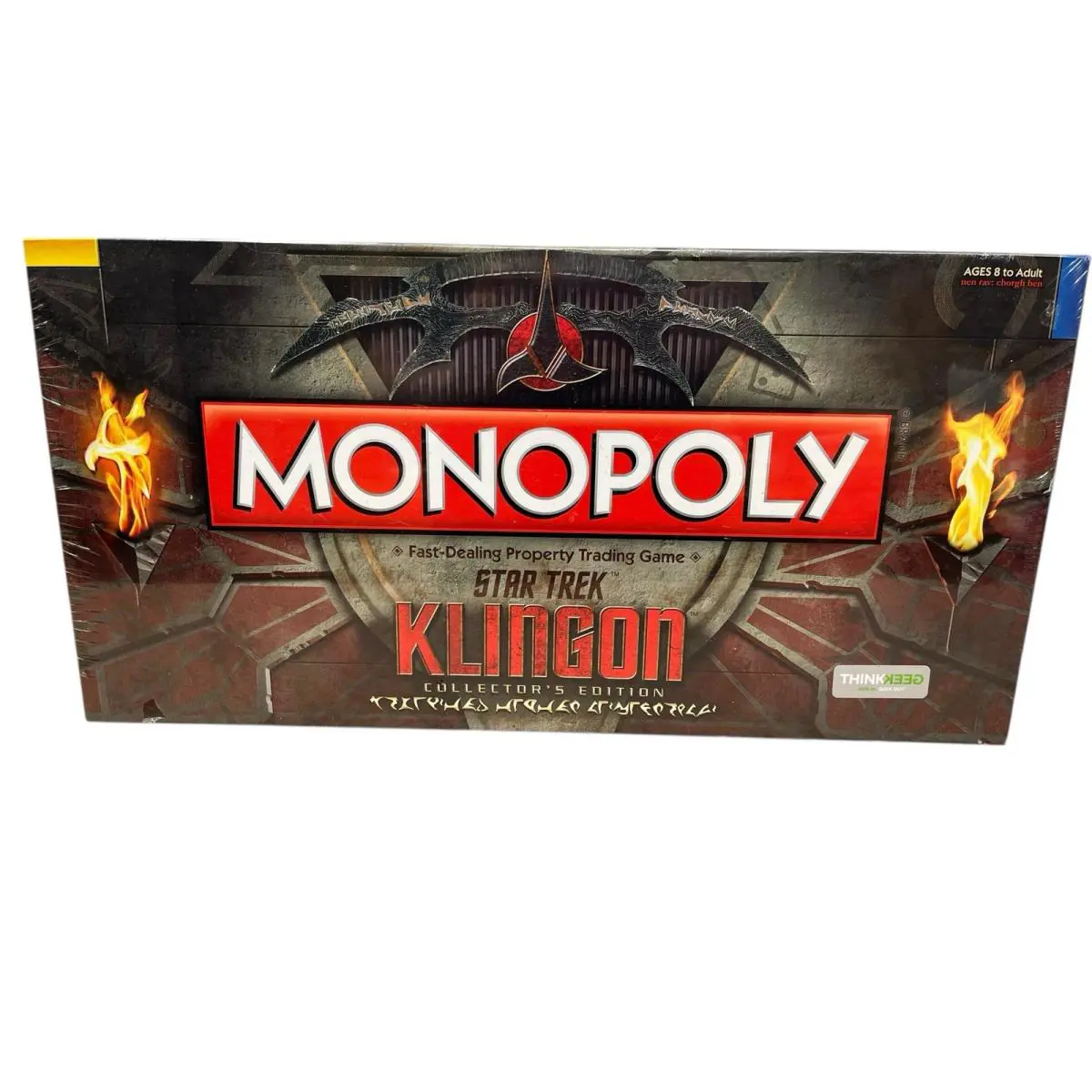 Monopoly Star Trek Klingon Collector`s Edition Board Game Adult Game