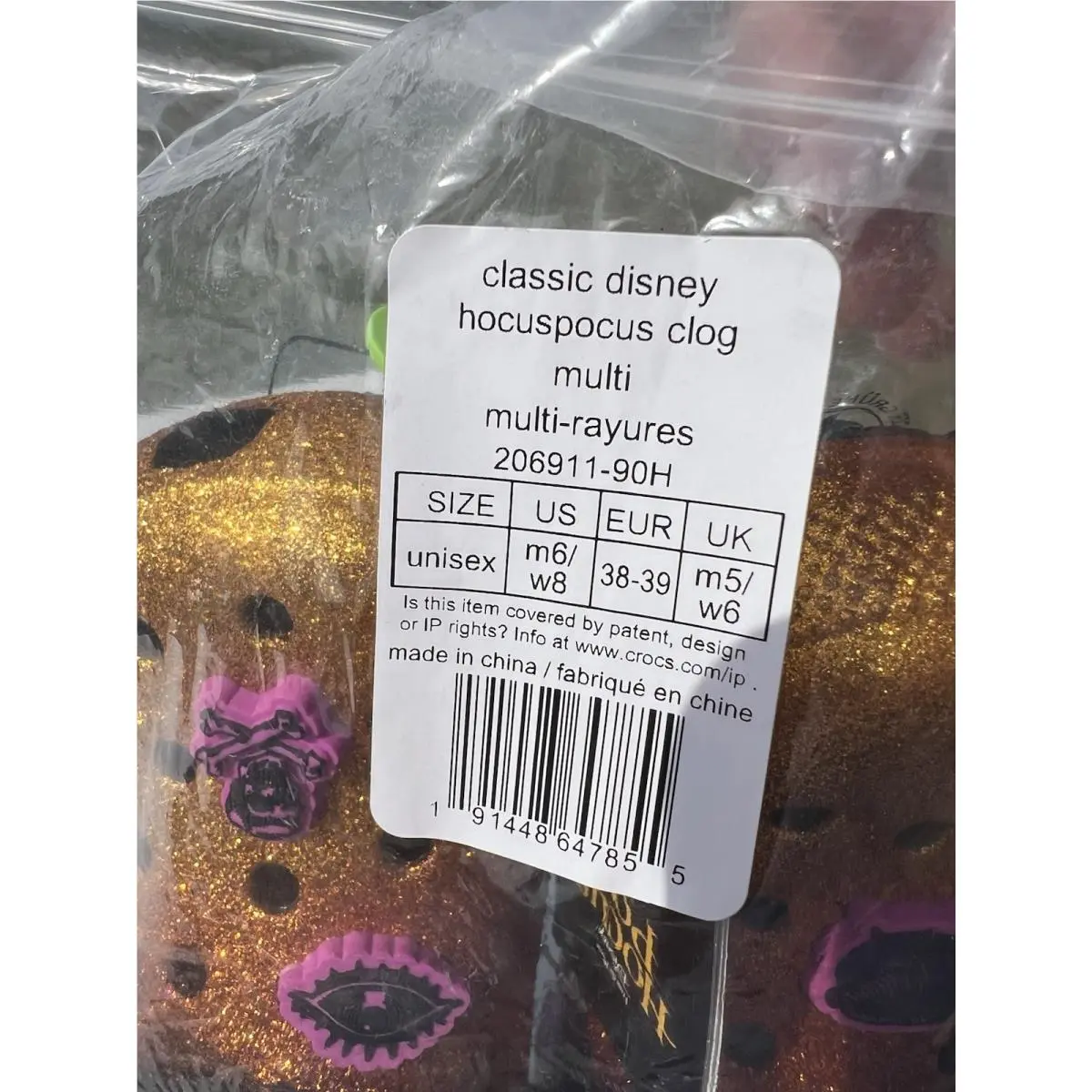 Crocs shoes - Disney Hocus Pocus - Disney Hocus Pocus - 206911-90H - Multicolor (UPC: 0191448647879) 6