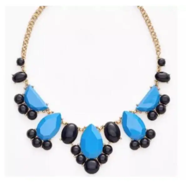 Day Tripper Bib Necklace Navy Blue Women W1120 by Kate Spade
