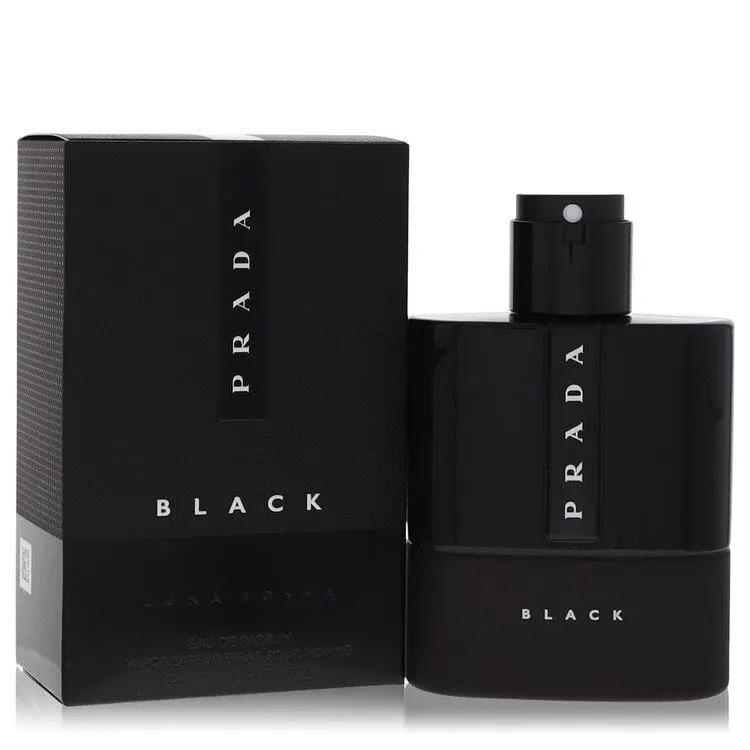 Luna Rossa Black  Eau De Parfum Spray 3.4oz/100ml For Men by Prada