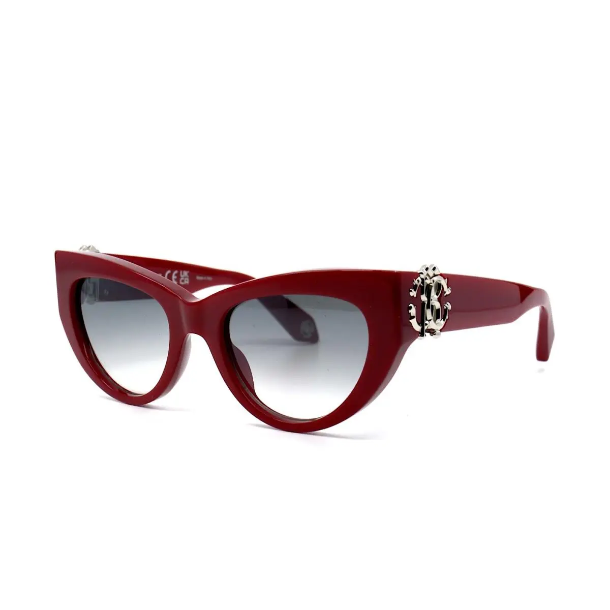 Roberto Cavalli SRC017M 9EZX Shiny Red Grey Sunglasses
