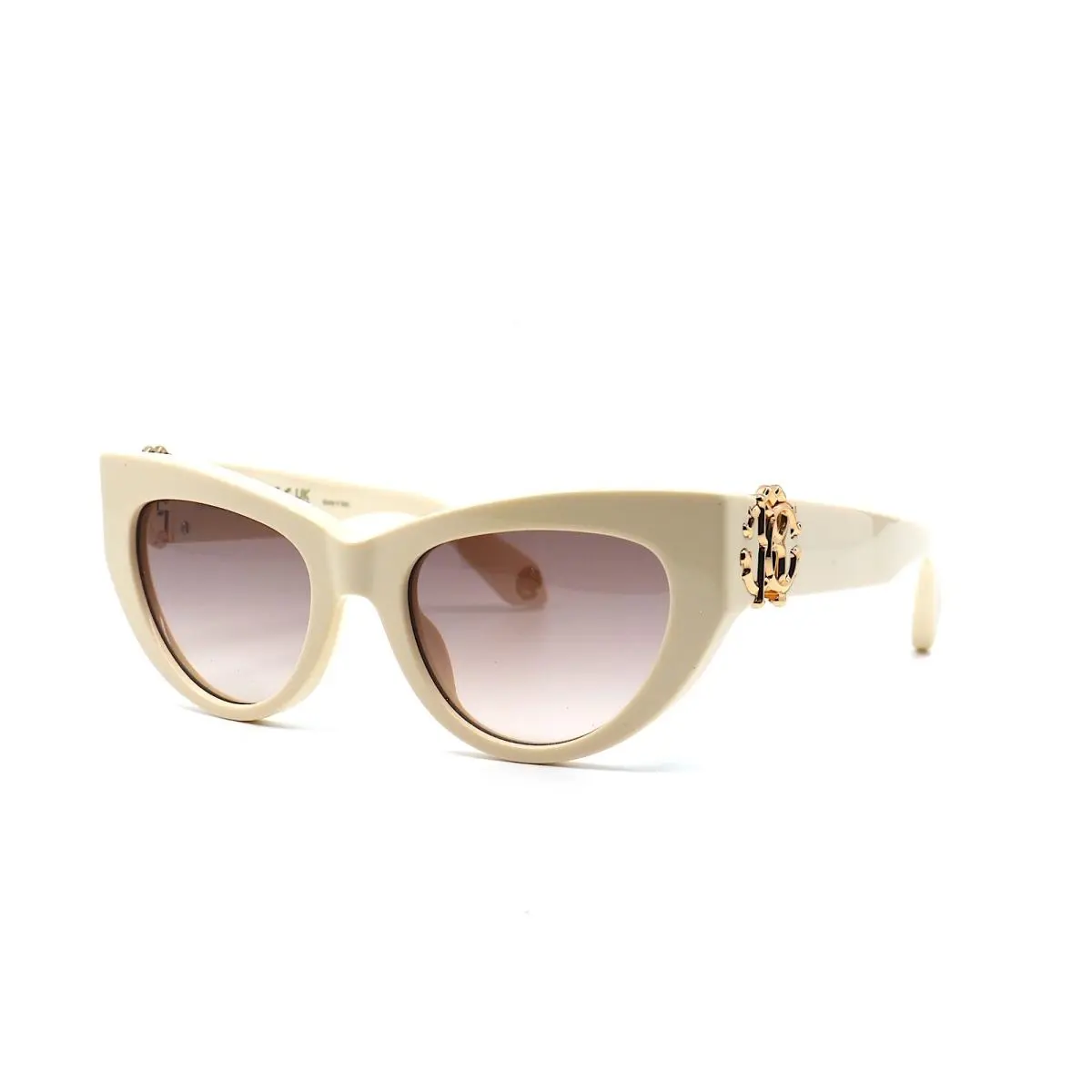 Roberto Cavalli SRC017M 09X7 Ivory Violet Gradient Sunglasses