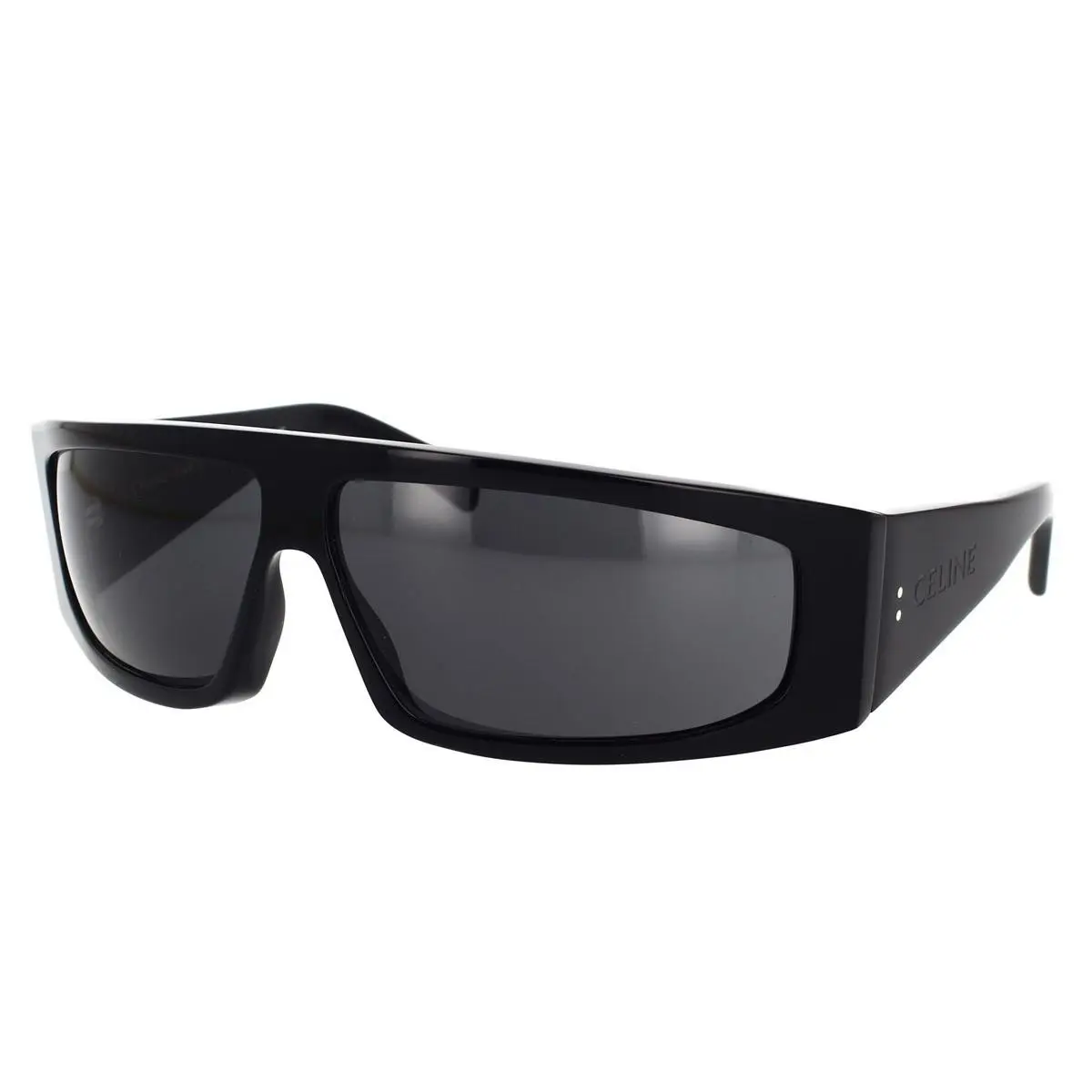 CL40291I 01A Shiny Black/smoke Sunglasses 69-9-120 by Celine